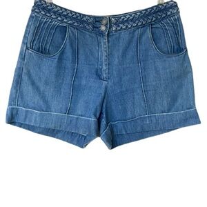 Rodarte for Target braided waist denim shorts 13
